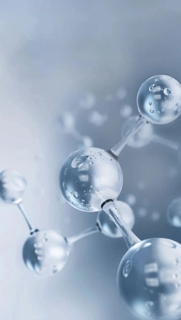 Reflective molecular structure representing metabolic signalling research